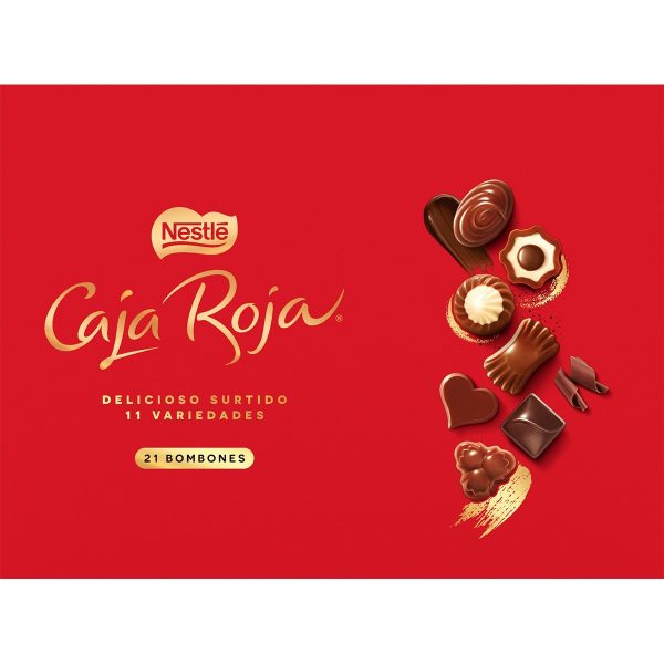 Caja Roja 21 bombones