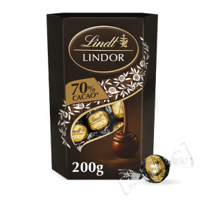 lindor negro70% 200gr