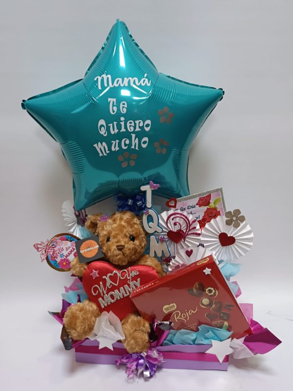 Caja mamá te quiero mucho.
